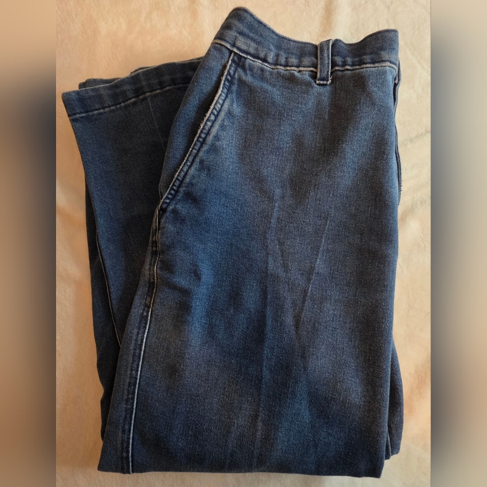 Classic Men’s Dark Blue Denim Jeans